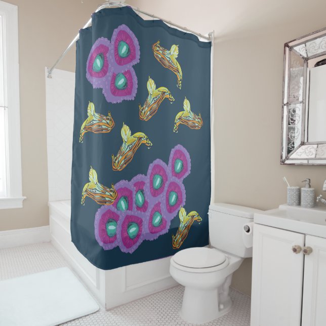 Underwater Life Shower Curtain (In Situ)