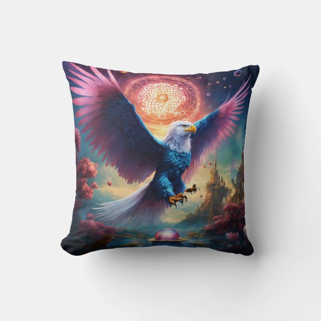 Underwater Long Exposure Photography Style Pillow (Front)
