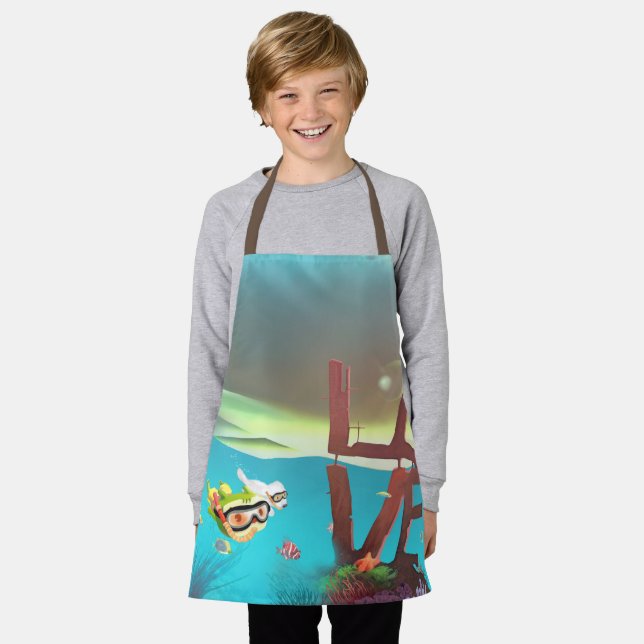 Underwater Love Apron (Worn)
