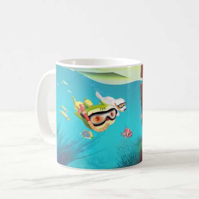 Underwater Love Coffee Mug (Front Left)