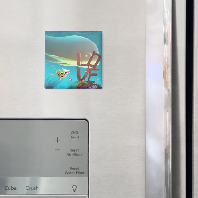 Underwater Love Magnet (In Situ (Fridge))