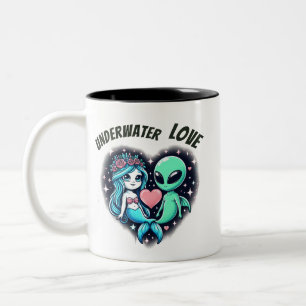 Underwater Love Two-Tone Coffee Mug