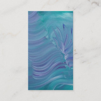 Underwater Magic Unique Colourful Abstract Art Business Card