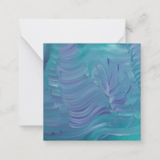 Underwater Magic Unique Colourful Abstract Art Card