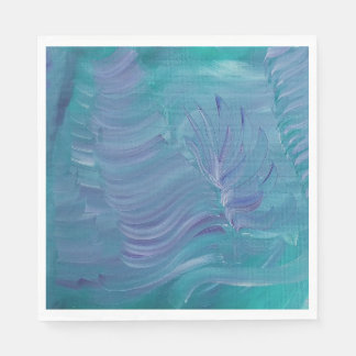Underwater Magic Unique Colourful Abstract Art Napkin