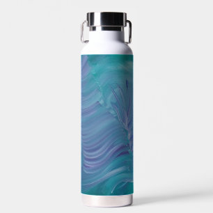 Underwater Magic Unique Colourful Abstract Art Water Bottle