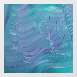 Underwater Magic Unique Colourful Abstract Art Window Cling