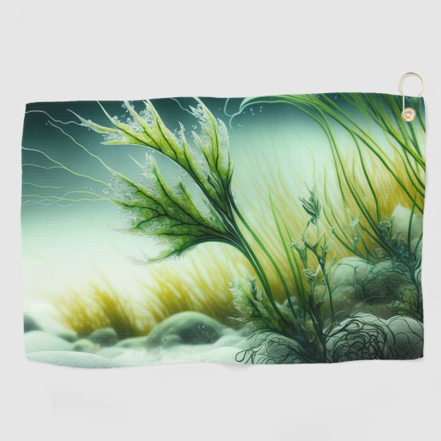 Underwater Majesty Golf Towel (Horizontal)