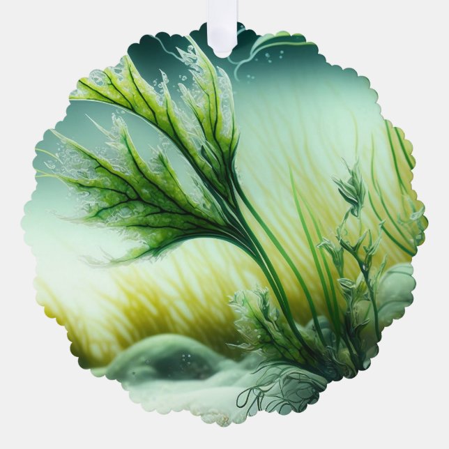 Underwater Majesty Tree Decoration Card (Front)