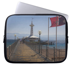 Underwater Marine Park, observation tower Laptop Sleeve