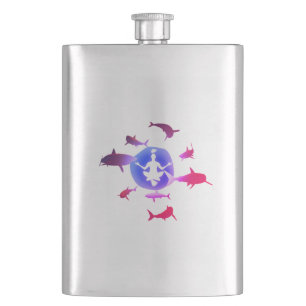 Underwater Meditation Hip Flask