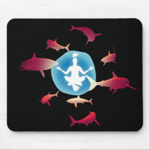 Underwater Meditation Mouse Mat