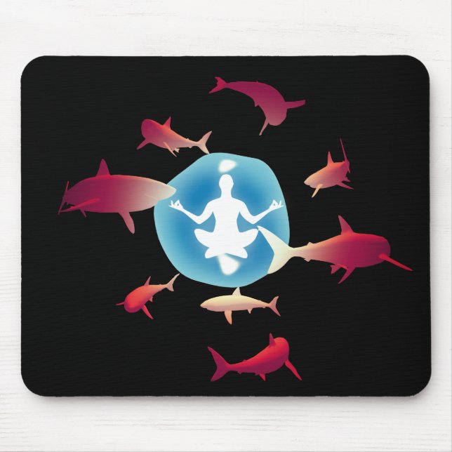 Underwater Meditation Mouse Mat (Front)