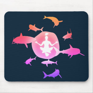Underwater Meditation Mouse Mat