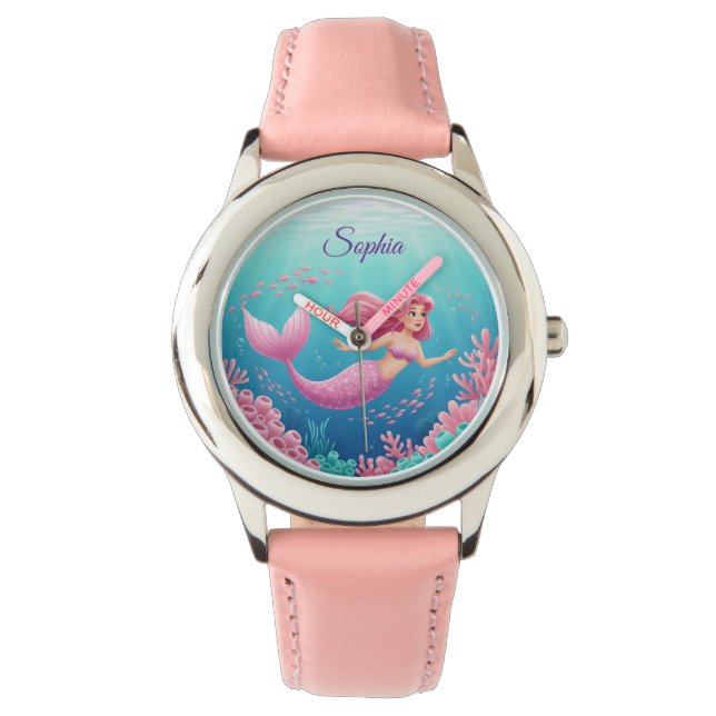 Underwater Mermaid Kids Watch (Front)