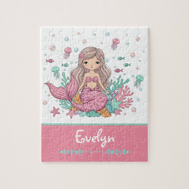Underwater Mermaid Puzzle (Vertical)