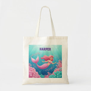 Underwater Mermaid Tote Bag