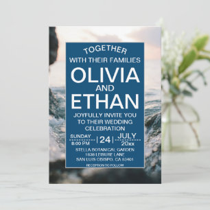 Underwater nature seaside Wedding Invitation