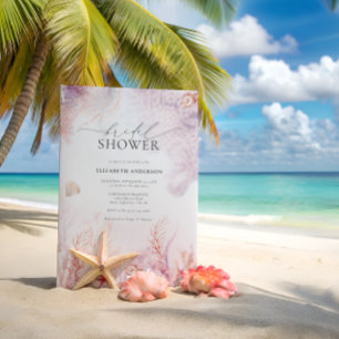 Underwater Nautical   Seaside Bridal Shower Invitation