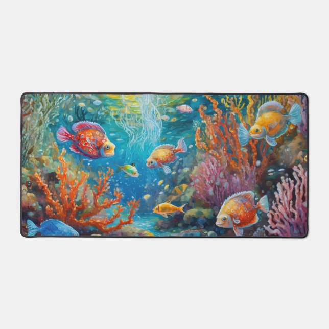 Underwater Oasis Desk Mat (Front)