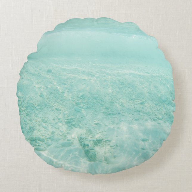 Underwater Ocean Bliss 1 Round Cushion (Front)