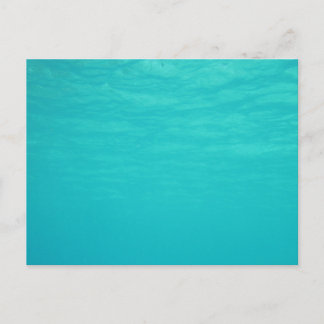 Underwater Ocean Blue Postcard