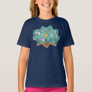 Underwater Ocean Life Cartoon T-Shirt