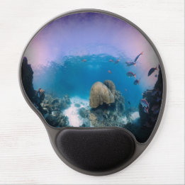 Underwater Ocean scene Gel Mousepad Mouse Mat