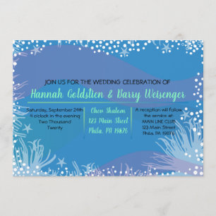 UNDERWATER OCEAN Wedding Invitation