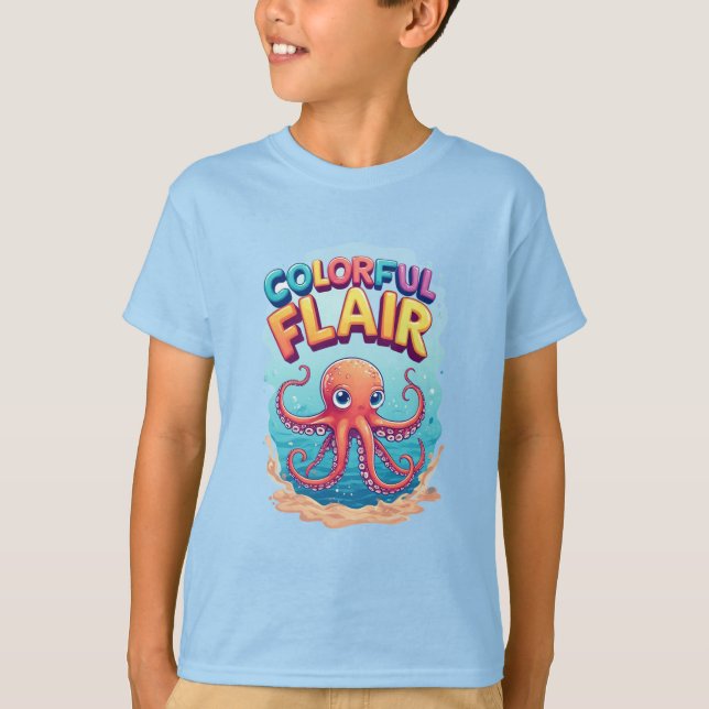 🐙 Underwater Octopus Ocean Adventure  🐙 T-Shirt (Front)