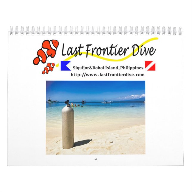 Underwater of Siquijor S- L size Calendar (Cover)