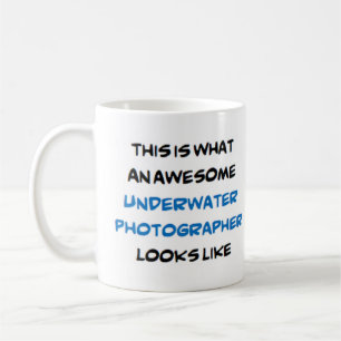 underwater photographer, awesome coffee mug