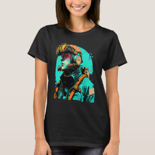 Underwater Photographer Pop Style Scuba Diver Dad  T-Shirt