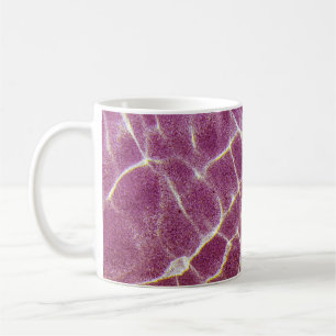 Underwater photography of sand coffee mug