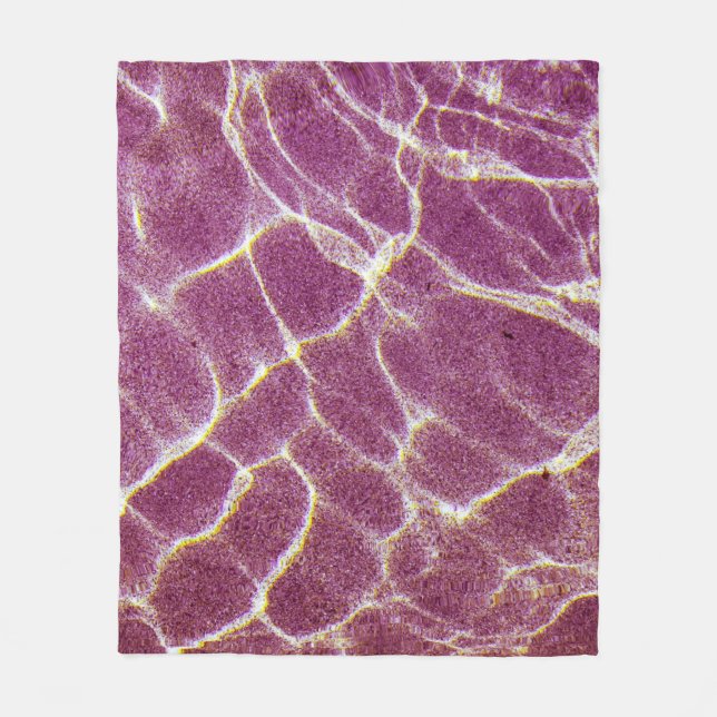 Underwater photography of sand fleece blanket (Front)