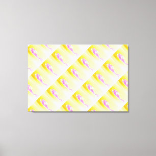 underwater pink  mermaids rising canvas print