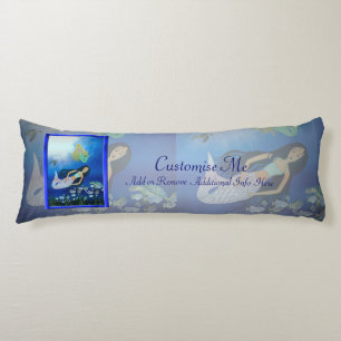Underwater Play (Mermaid) Body Cushion