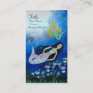 Underwater Play (Mermaid) Business Card