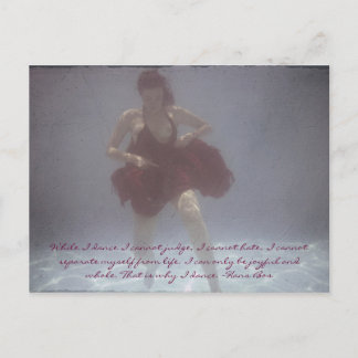 Underwater Portraiture Postcard