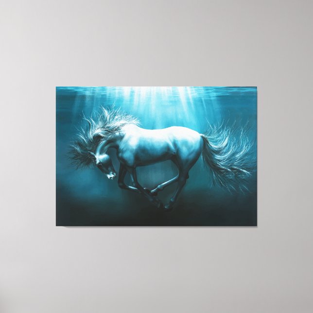 Underwater Pride: Strength and Loyalty Canvas Print (Front)