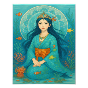 Underwater Princess Photo Print