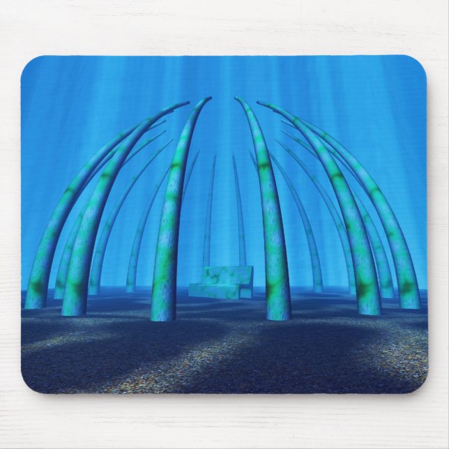 underwater resting place mouse mat (Front)