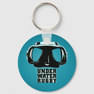 Underwater Rugby Keychain 2