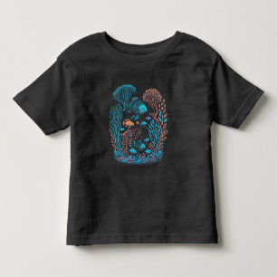 Underwater scenery  colourful fishes and coral ree toddler T-Shirt