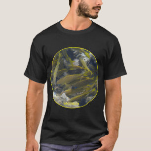 Underwater - School of Yellow Fish in Bonaire by W T-Shirt
