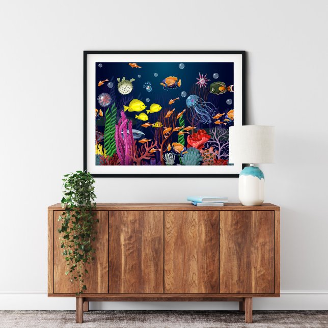 Underwater Sea Creature For Home | Canvas Print (Creator Uploaded)
