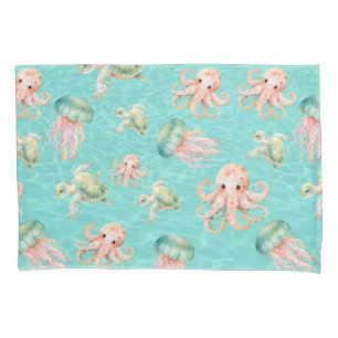 Underwater Sea Life  Pillowcase