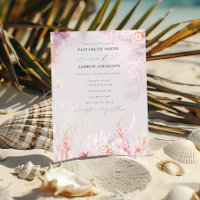 Underwater Seaweed | Seashell Watercolor Wedding
