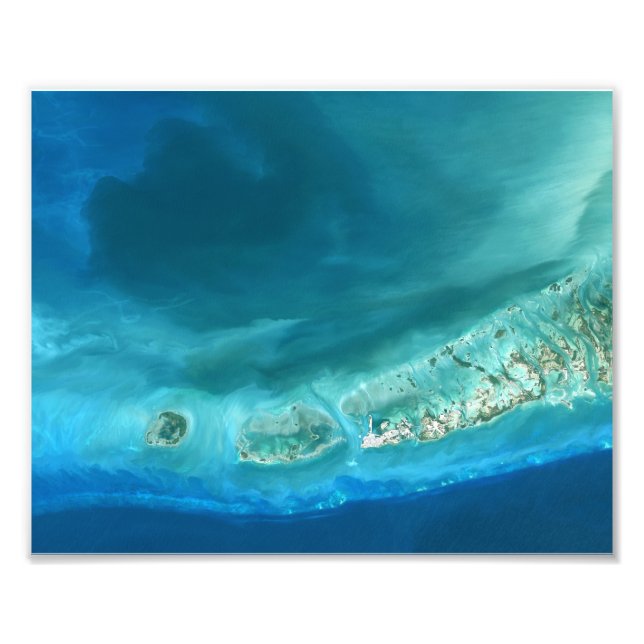 Underwater sediment formations near Key West, Flor Photo Print (Front)