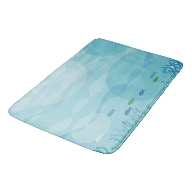 Underwater Shadows Bath Mats (Angled)